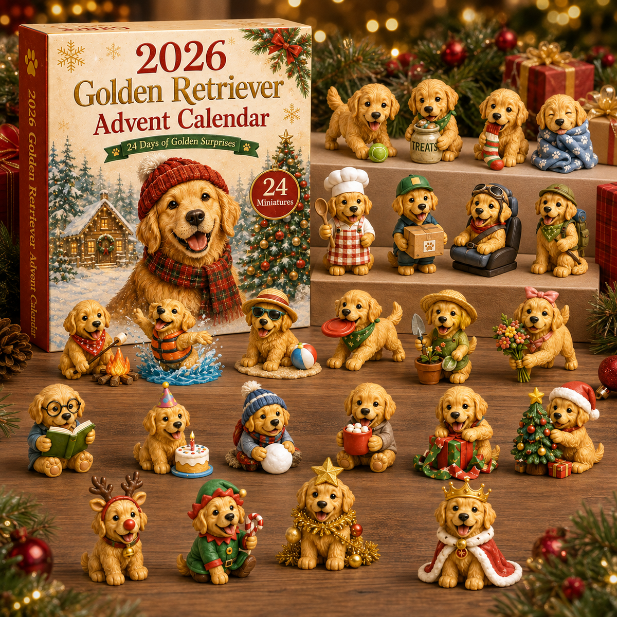Golden Retriever Advent Calendar 2026 – Limited Edition