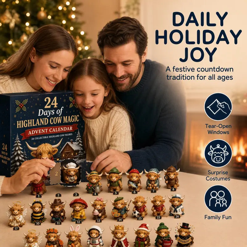 Highland Cow Magic Advent Calendar 2026 – Limited Edition