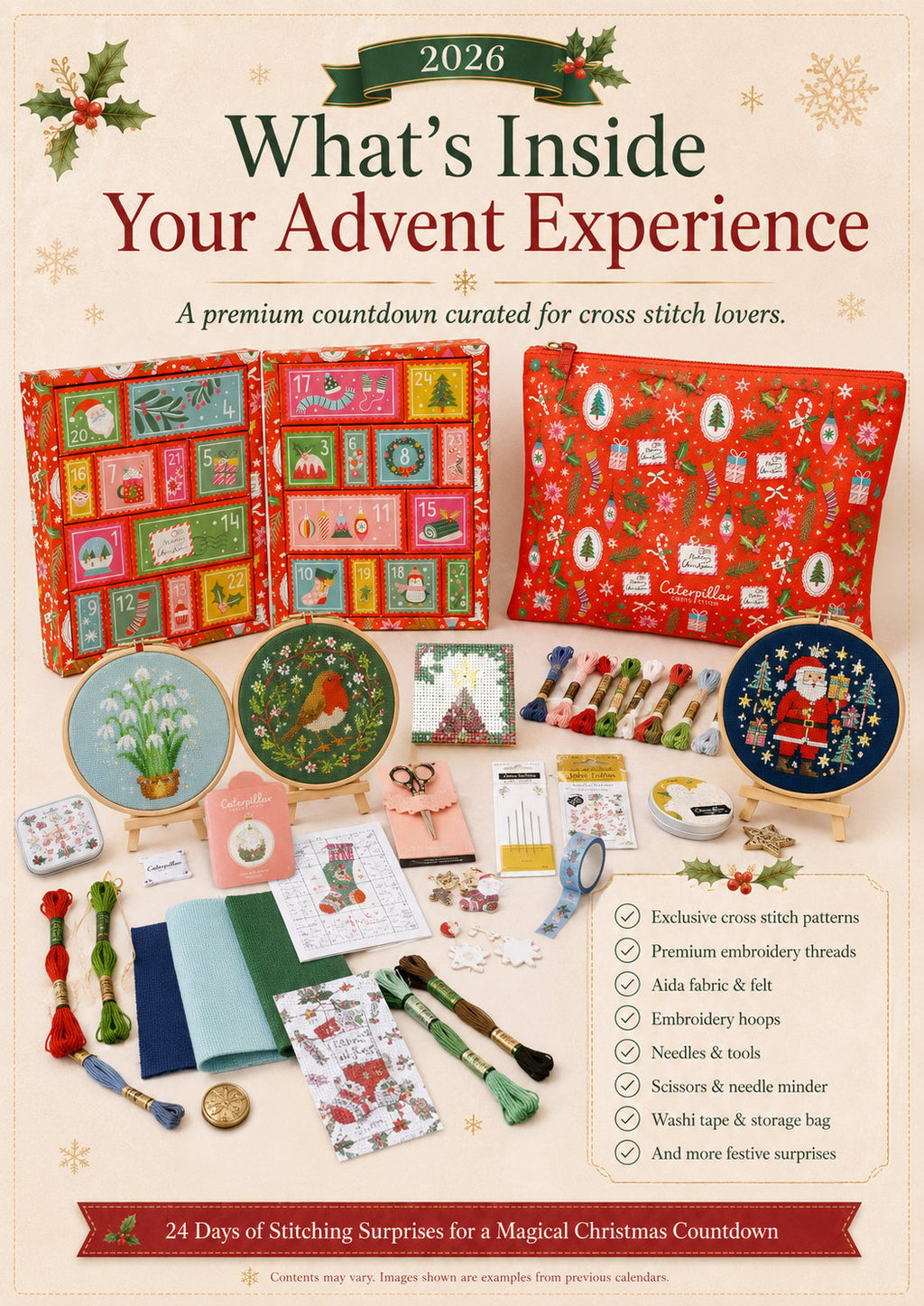 Cross Stitch Advent Calendar 2026 – Limited Edition