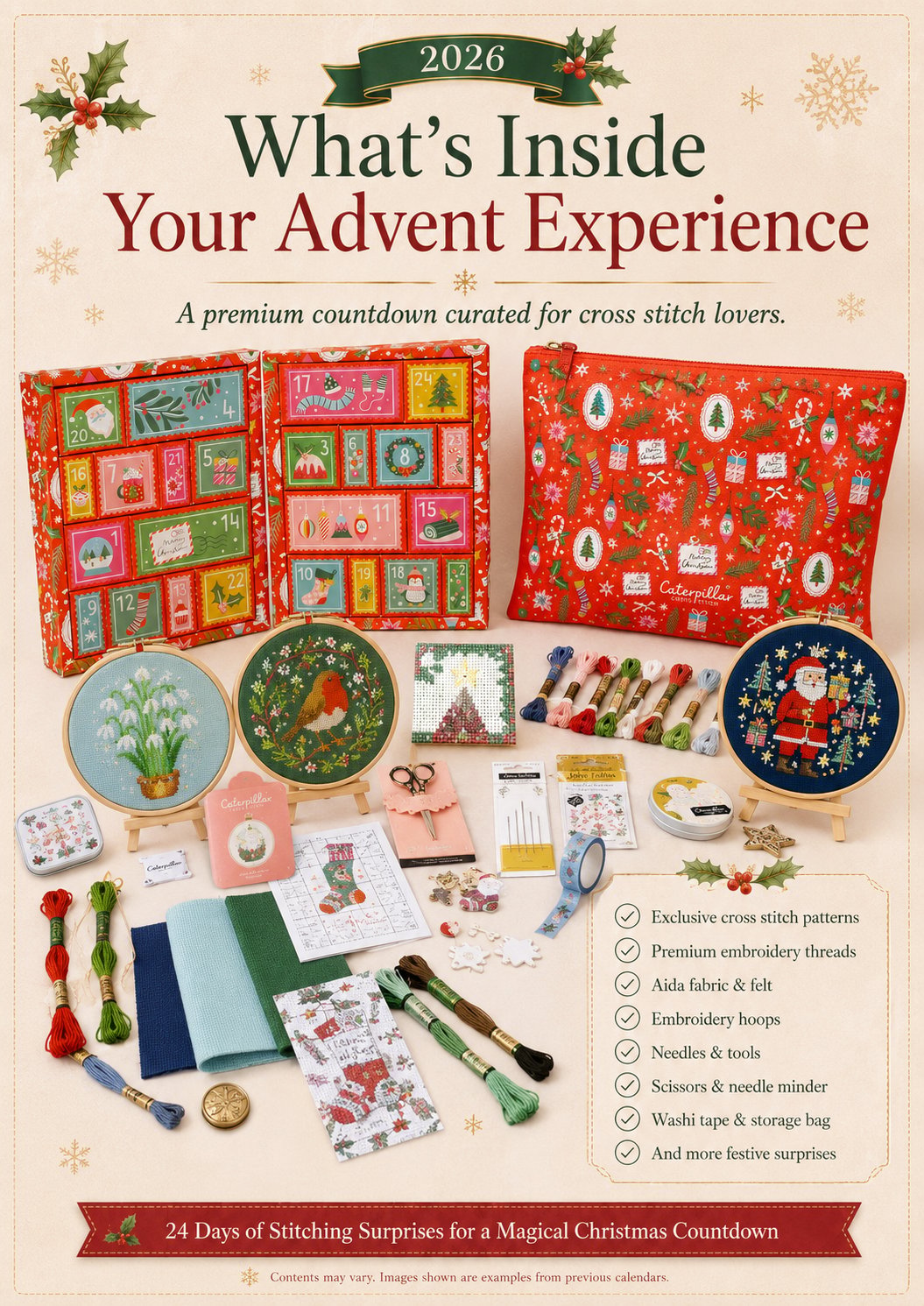 Cross Stitch Advent Calendar 2026 – Limited Edition