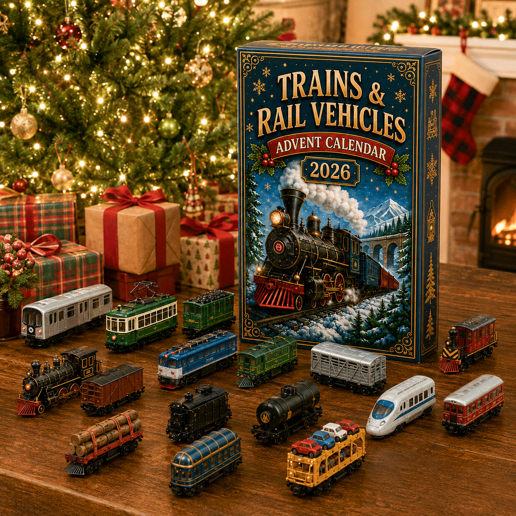 Trains & Rail Vehicles Advent Calendar 2026 – Limited Edition