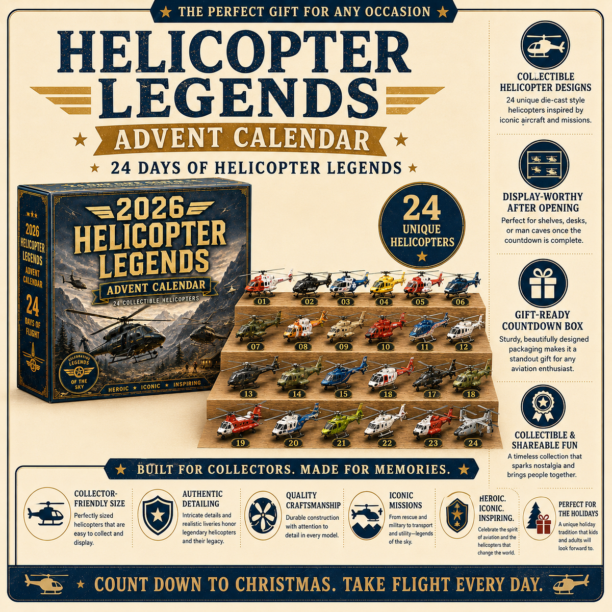 Helicopter Advent Calendar 2026 – Limited Edition