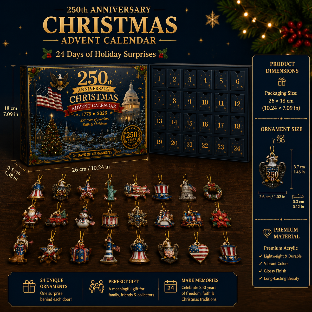 250th Anniversary Christmas Advent Calendar 2026 – Limited Edition