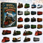 Trains & Rail Vehicles Advent Calendar 2026 – Limited Edition
